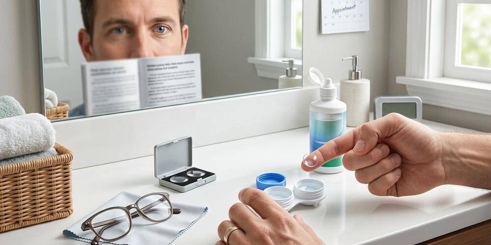 Importancia de cuidar las lentillas durante su uso habitual